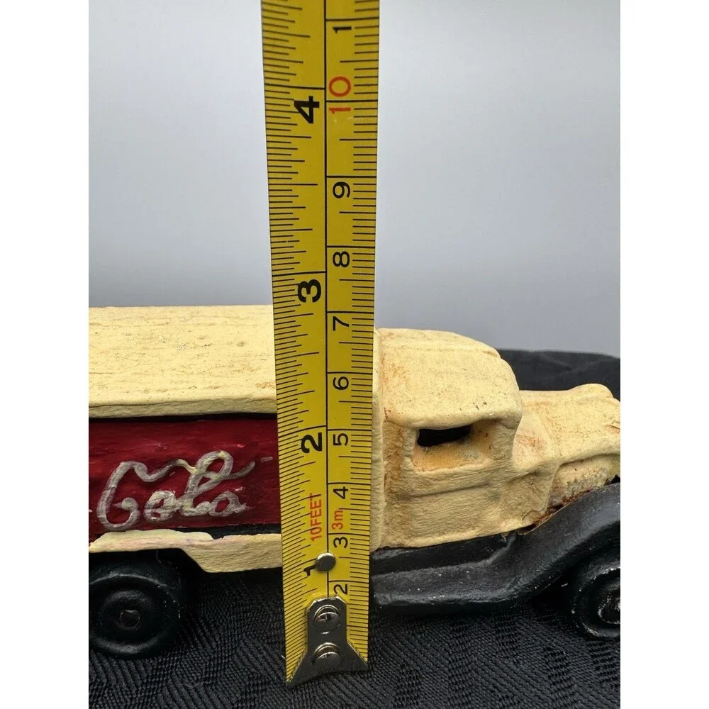 Vintage Coca-Cola Cast Iron Yellow Truck Kg Z4